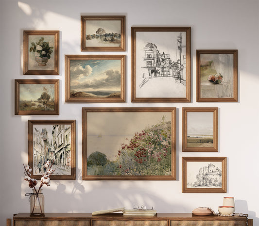 Antique Style: Rustic Wall Prints