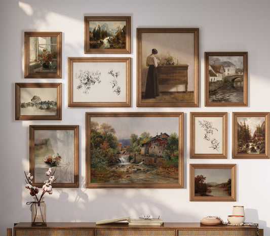 Farmhouse Gallery: Cozy Art Set